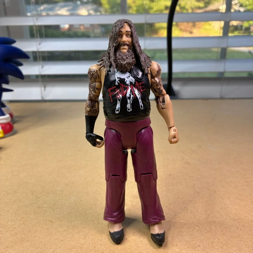 WWE Mattel Bray Wyatt Action Figure Find Me Shirt Maroon Pants Tattoos